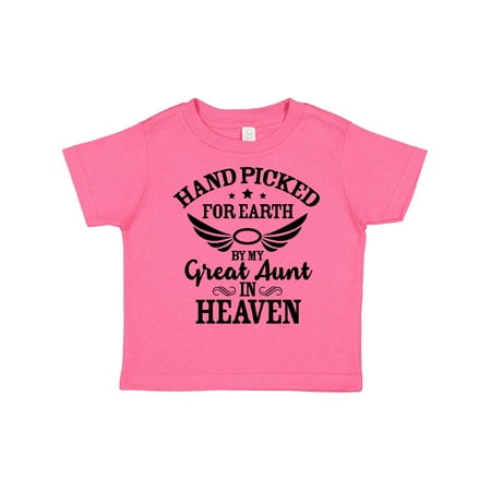 Inktastic Handpicked for Earth by My Great Aunt in Heaven Gift Toddler Boy or Toddler Girl T-Shirt
Inktastic Handpicked for Earth by My Great Aunt in Heaven Gift Toddler Boy or Toddler Girl T-Shirt