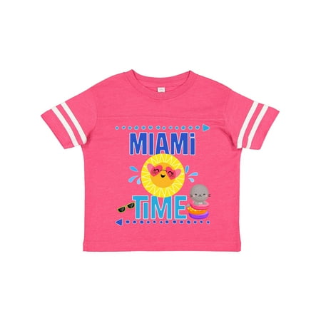 Inktastic Miami Florida Vacation Gift Gift Toddler Toddler Girl T-Shirt
