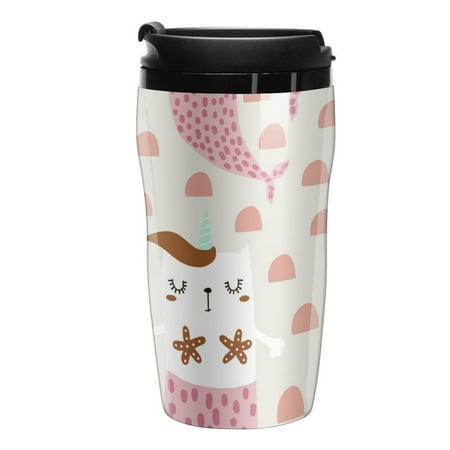 SKYSONIC 250ml Reusable Insulated Coffee Tumbler Double-Walled Magic Cat Mermaid Horn Leak-Proof Lid Travel Mug Portable Coffee Mug for Hot & Cold Drinks
SKYSONIC 250ml Reusable Insulated Coffee Tumbler Double-Walled Magic Cat Mermaid Horn Leak-Proof Lid Travel Mug Portable Coffee Mug for Hot & Cold Drinks