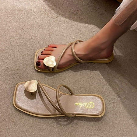 Hvyesh Flat Sandals for Women Dressy Summer Summer Shoes Fashion Metal Buckle Flat Roman Clip Toe Casual Sandals Size 4.5
Hvyesh Flat Sandals for Women Dressy Summer Summer Shoes Fashion Metal Buckle Flat Roman Clip Toe Casual Sandals Size 4.5