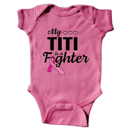 Inktastic Breast Cancer Awareness My Titi is a Fighter Gift Baby Boy or Baby Girl Bodysuit
Inktastic Breast Cancer Awareness My Titi is a Fighter Gift Baby Boy or Baby Girl Bodysuit