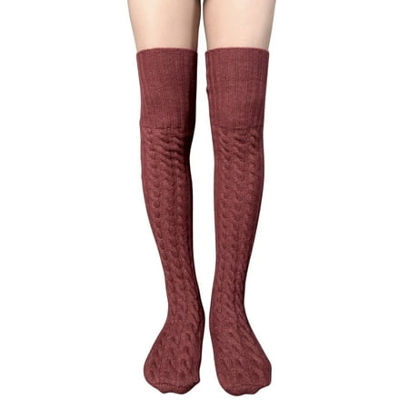 

Cathery Women Striped Socks Funny Christmas Gifts Casual Thigh High Over Knee High Socks Cute Over Knee Socks