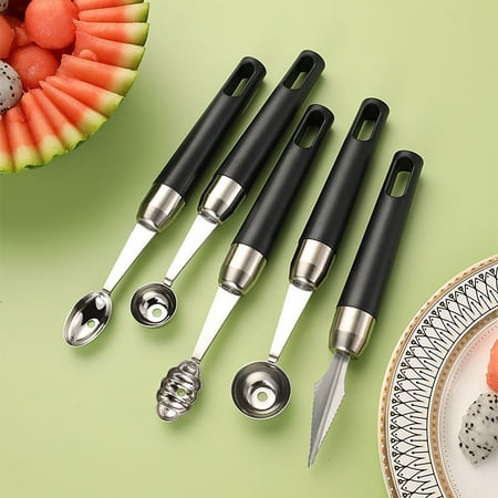 Fogcroll Baller Scoop Versatile Rust-proof Stainless Steel Comfortable Handle Non-slip Watermelon Scooper Kitchen Tools
Fogcroll Baller Scoop Versatile Rust-proof Stainless Steel Comfortable Handle Non-slip Watermelon Scooper Kitchen Tools