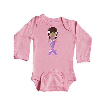 Inktastic African American Mermaid Brown Hair Purple Tail Gift Baby Girl Long Sleeve Bodysuit
Inktastic African American Mermaid Brown Hair Purple Tail Gift Baby Girl Long Sleeve Bodysuit