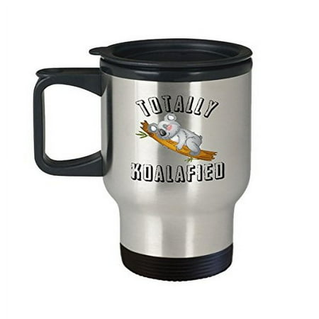 Funny Travel Coffee Cup - Totally Koalafied - Koala Bear Baby Gifts - 14 oz Stainless Steel Travel Mug
Funny Travel Coffee Cup - Totally Koalafied - Koala Bear Baby Gifts - 14 oz Stainless Steel Travel Mug