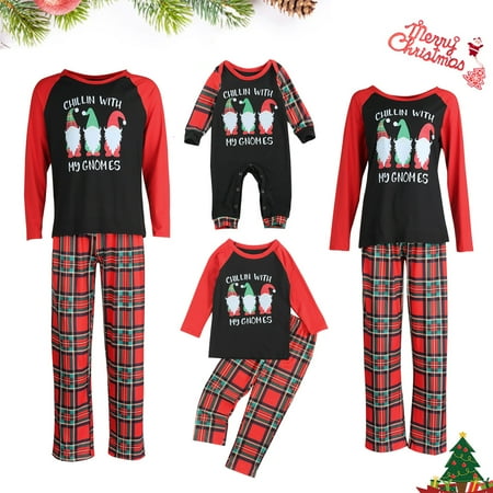 Family Matching Christmas Pajamas Set Xmas Gnomes Print Tops Plaid Pants Holiday Loungewear Sleepwear Jammies Pjs Outfit
Family Matching Christmas Pajamas Set Xmas Gnomes Print Tops Plaid Pants Holiday Loungewear Sleepwear Jammies Pjs Outfit