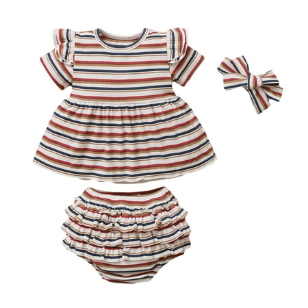Baby Girls Clothes Baby Essentials Toddler Baby Girls Striped Printed Tops Ruffle Shorts Headbands Outfits on Clearance
Baby Girls Clothes Baby Essentials Toddler Baby Girls Striped Printed Tops Ruffle Shorts Headbands Outfits on Clearance