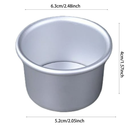 2inch Round Mini Cake Mold Aluminum Alloy Cupcake Pan Pudding Mold DIY Baking Mold
2inch Round Mini Cake Mold Aluminum Alloy Cupcake Pan Pudding Mold DIY Baking Mold