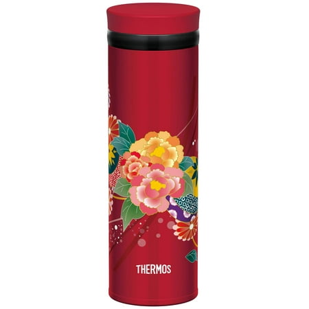 

THERMOS Mug bottle peony 0.5L made in Japan Water bottle Vacuum insulated mobile mug JNY-502 BTN// Lid