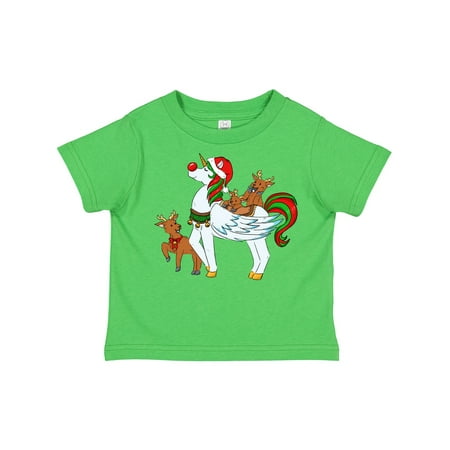 Inktastic Cute Christmas Unicorn with Reindeer and Santa Hat Gift Toddler Boy or Toddler Girl T-Shirt
Inktastic Cute Christmas Unicorn with Reindeer and Santa Hat Gift Toddler Boy or Toddler Girl T-Shirt