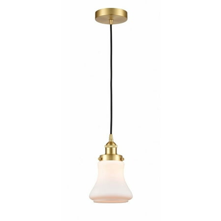 616-1PH-SG-G191-Innovations Lighting-Bellmont - 1 Light Mini Pendant In Industrial Style-10 Inches Tall and 6.25 Inches Wide Satin Gold Matte White
616-1PH-SG-G191-Innovations Lighting-Bellmont - 1 Light Mini Pendant In Industrial Style-10 Inches Tall and 6.25 Inches Wide Satin Gold Matte White