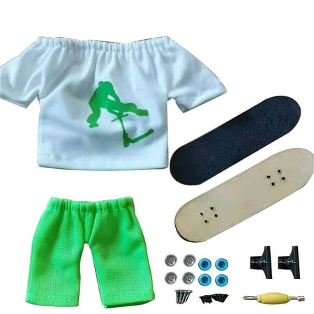 Mini Finger Board Sensory Fidget Assembled Skateboard Kits Kids Diy Finger Toys