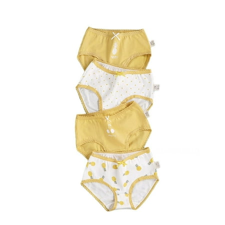 bangyoudaoo 4Pcs Baby Kids Underwear Breathable Cotton Panties Toddler Girls Undies Soft Assorted Briefs Style2 110
bangyoudaoo 4Pcs Baby Kids Underwear Breathable Cotton Panties Toddler Girls Undies Soft Assorted Briefs Style2 110