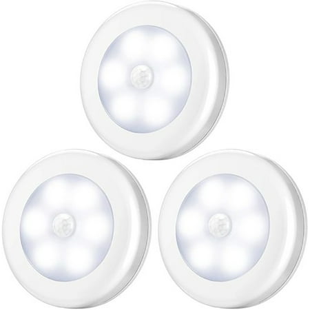 Dosaele 3Pcs Motion Sensor 6 LED Night Light USB Rechargeable Human Body Induction Round Night Lamp Magnetics Stick-anywhere Children Lamp for Bedside Wardrobe Stairs Cabinet
Dosaele 3Pcs Motion Sensor 6 LED Night Light USB Rechargeable Human Body Induction Round Night Lamp Magnetics Stick-anywhere Children Lamp for Bedside Wardrobe Stairs Cabinet