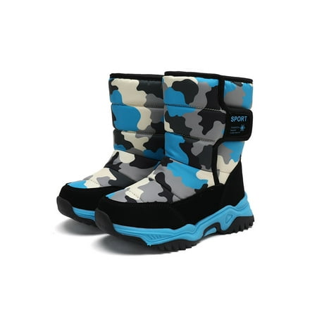 Ferndule Kids Thick Lining Winter Shoe Walking Non-Slip Round Toe Warm Shoes Comfortable Plush Lined Boot Blue 10C
Ferndule Kids Thick Lining Winter Shoe Walking Non-Slip Round Toe Warm Shoes Comfortable Plush Lined Boot Blue 10C