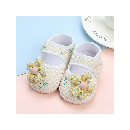 Daeful Baby First Walking Shoe Prewalker Moccasins Soft Sole Crib Shoes Indoor&Outdoor Cute Comfort Floral Princess Flats Light Coffee 6-12 months
Daeful Baby First Walking Shoe Prewalker Moccasins Soft Sole Crib Shoes Indoor&Outdoor Cute Comfort Floral Princess Flats Light Coffee 6-12 months