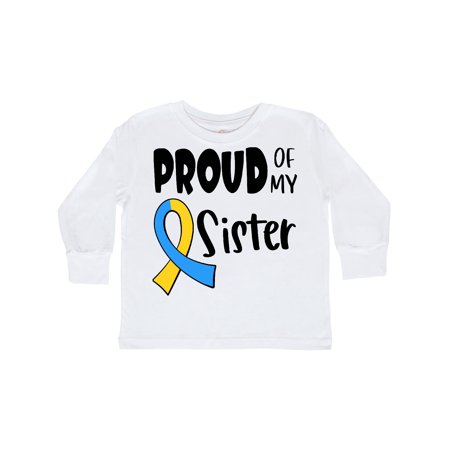 Inktastic Proud of my Sister Down Syndrome Awareness Gift Toddler Boy or Toddler Girl Long Sleeve T-Shirt
Inktastic Proud of my Sister Down Syndrome Awareness Gift Toddler Boy or Toddler Girl Long Sleeve T-Shirt