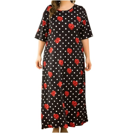 BSDHBS Lounge Wear for Women Women s Plus Size New Printed Warm Home Nightdress Pajamas
BSDHBS Lounge Wear for Women Women s Plus Size New Printed Warm Home Nightdress Pajamas