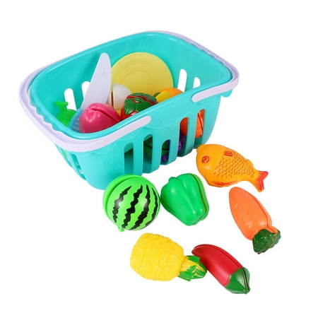 Frcolor 21pcs Cooking Toys Kid Funny Fake Fruits Vegetables Cutting Kitchen Toys for Girl Boy (with Basket Random Color)
Frcolor 21pcs Cooking Toys Kid Funny Fake Fruits Vegetables Cutting Kitchen Toys for Girl Boy (with Basket Random Color)
