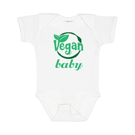 Inktastic Vegan Baby Vegetarian Gift Baby Boy or Baby Girl Bodysuit