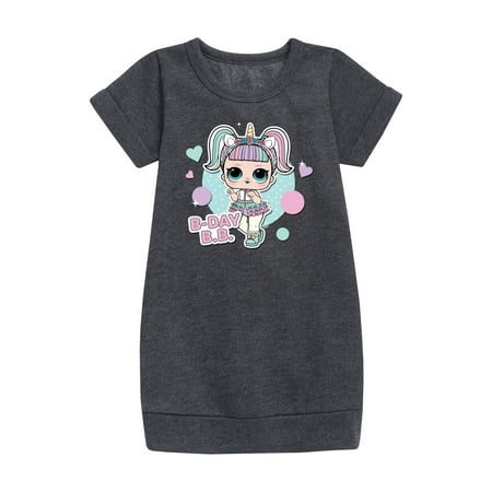 LOL Surprise! Dolls - B-Day B.B. Besties Celebrate Birthdays - Toddler & Youth Girls Fleece Dress