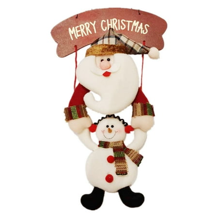 Hadanceo Christmas Pendant Beautifully Increase Festive Atmosphere Wood Christmas Snowman Hang Decor for Family
Hadanceo Christmas Pendant Beautifully Increase Festive Atmosphere Wood Christmas Snowman Hang Decor for Family