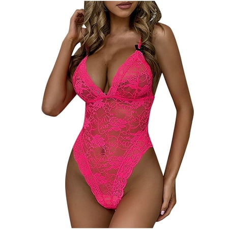 BELLZELY Lingerie for Women Plus Size Clearance Women s Cute Flower Lace Bow One-Piece Cute Lingerie Pajamas Bodysuit
BELLZELY Lingerie for Women Plus Size Clearance Women s Cute Flower Lace Bow One-Piece Cute Lingerie Pajamas Bodysuit