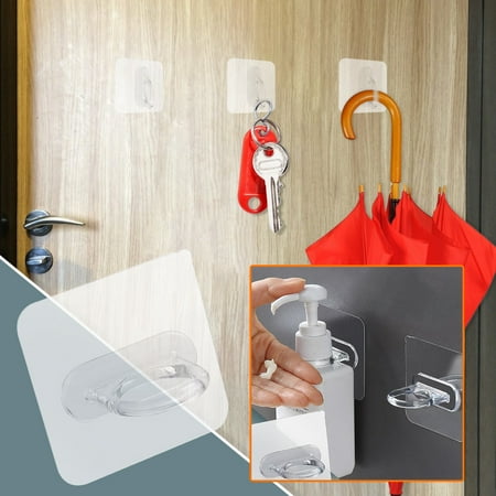 Mittory Pieces Of Multifunctional Round Hook Wall Hook Without Drilling Hole Trendy Clear
Mittory Pieces Of Multifunctional Round Hook Wall Hook Without Drilling Hole Trendy Clear