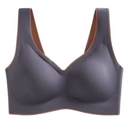 Gaiseeis 2PC WomenBra Wire Underwear One-Piece Seamless Bra Rubber Bra Sports Yoga Gray M
Gaiseeis 2PC WomenBra Wire Underwear One-Piece Seamless Bra Rubber Bra Sports Yoga Gray M