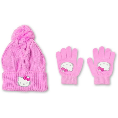 Hello Kitty Hat And Glove 2Pc Set