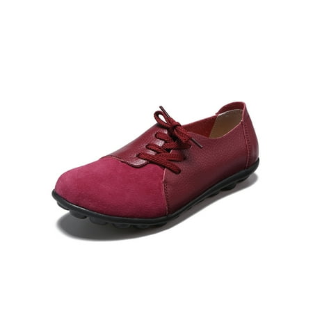 Tenmix Women Travel Casual Leather Shoe Breathable Round Toe Loafers Ladies Walking Comfort Low Top Flats
Tenmix Women Travel Casual Leather Shoe Breathable Round Toe Loafers Ladies Walking Comfort Low Top Flats