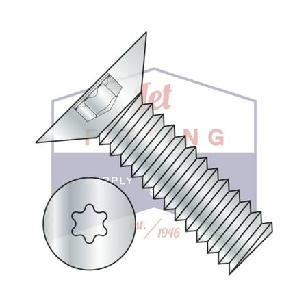 4-40 x 3/16 Machine Screws | Six-Lobe (Torx) | Flat 100 Head | Steel | Zinc (Quantity: 10000)
4-40 x 3/16 Machine Screws | Six-Lobe (Torx) | Flat 100 Head | Steel | Zinc (Quantity: 10000)