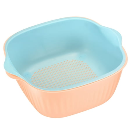 Unique Bargains Kitchen Colander Bowl Set Plastic Washing Bowl and Strainer Pink Blue
Unique Bargains Kitchen Colander Bowl Set Plastic Washing Bowl and Strainer Pink Blue