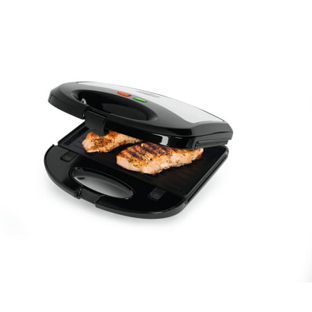 Salton Stainless Steel 3-in-1 Grill, Sandwich and Waffle Maker