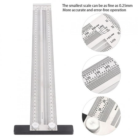 DOACT Scribing Ruler Stainless Steel Ruler Scribing Ruler Stainless Steel Line Marking Angle Square Measuring Carpentry Tool 400mm
DOACT Scribing Ruler Stainless Steel Ruler Scribing Ruler Stainless Steel Line Marking Angle Square Measuring Carpentry Tool 400mm