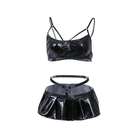 Women Lingerie Ladies Sexy Lingerie Sexy Patent Leather Suit Passion Clothes Uniform Temptation Sexy Plus Size Lingerie Sets with Garter Sexy Lingerie Push Up
Women Lingerie Ladies Sexy Lingerie Sexy Patent Leather Suit Passion Clothes Uniform Temptation Sexy Plus Size Lingerie Sets with Garter Sexy Lingerie Push Up