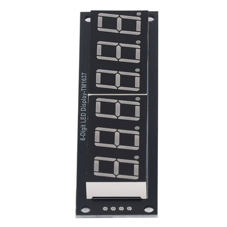 6 Digit 7 Segment Module Plug And Play LED Digital Tube For DIY Electronic Equipment
6 Digit 7 Segment Module Plug And Play LED Digital Tube For DIY Electronic Equipment