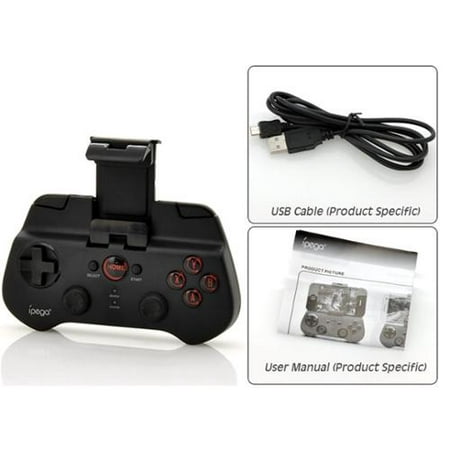 Ipega Black Android Wireless Gamepad Joystick for iPhone \/ iPod \/ iPad \/ Android Phone Android Tablet PC Samsung HTC