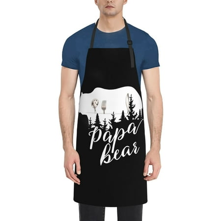 Papa Bear Apron Waterproof Aprons For Women with Pockets Unisex Adjustable Aprons For Cooking Kitchen
Papa Bear Apron Waterproof Aprons For Women with Pockets Unisex Adjustable Aprons For Cooking Kitchen