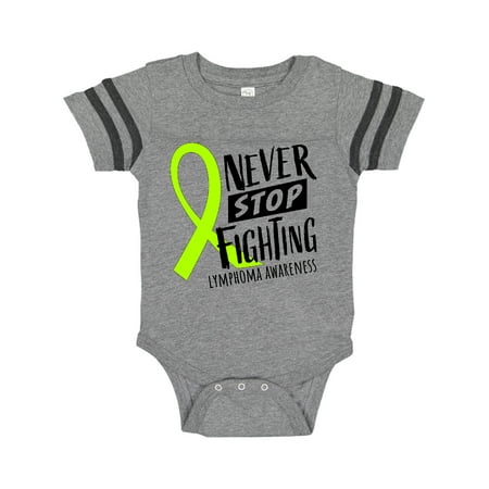 Inktastic Never Stop Fighting Lymphoma Awareness Gift Baby Boy or Baby Girl Bodysuit
Inktastic Never Stop Fighting Lymphoma Awareness Gift Baby Boy or Baby Girl Bodysuit