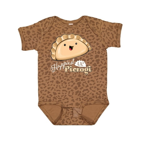 Inktastic Happiest Lil Pierogi Gift Baby Boy or Baby Girl Bodysuit