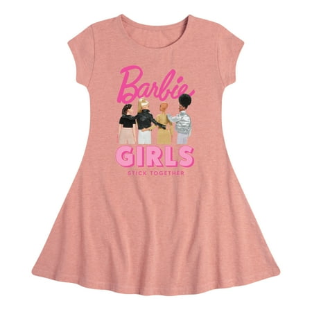 Barbie - Girls Stick Together - Friend Bond - Toddler And Youth Girls Fit And Flare Dress
Barbie - Girls Stick Together - Friend Bond - Toddler And Youth Girls Fit And Flare Dress