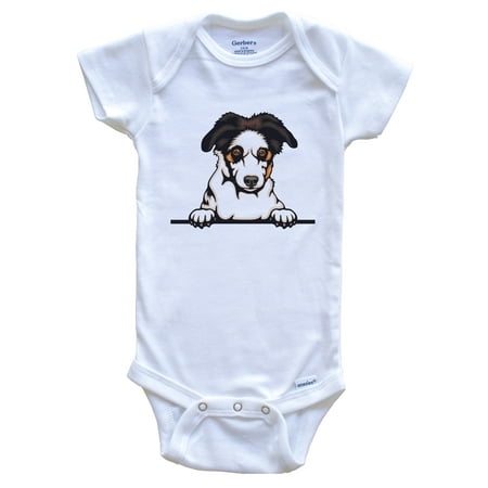 Australian Shepherd Dog Breed Cute One Piece Baby Bodysuit v3 3-6 months white
Australian Shepherd Dog Breed Cute One Piece Baby Bodysuit v3 3-6 months white