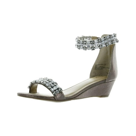 Thalia Sodi Womens Teagan Ankle Strap Dressy Wedge Sandals