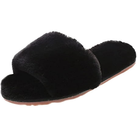 CoCopeaunt Women s fur household cotton slippers plush slippers indoor and outdoor non-slip slippers open-toed sandals
CoCopeaunt Women s fur household cotton slippers plush slippers indoor and outdoor non-slip slippers open-toed sandals