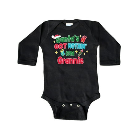 Inktastic Santa s Got Nothin on Grannie with Christmas Presents Gift Baby Boy or Baby Girl Long Sleeve Bodysuit
Inktastic Santa s Got Nothin on Grannie with Christmas Presents Gift Baby Boy or Baby Girl Long Sleeve Bodysuit