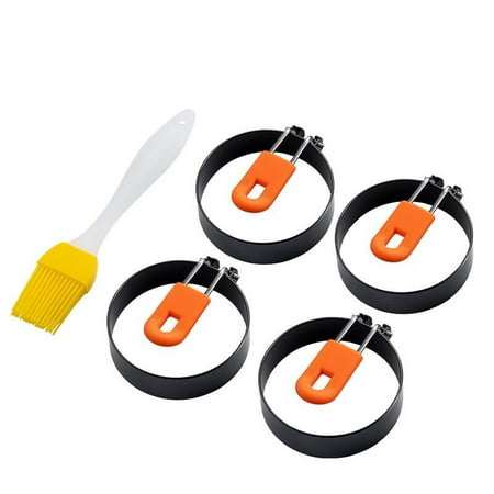 LFOGoods 4Pcs Cast Iron Circular Fried Egg Baking Ring Mold Nonstick Pancake Tools DIY Breakfast Sandwich Kitchen Utensil
LFOGoods 4Pcs Cast Iron Circular Fried Egg Baking Ring Mold Nonstick Pancake Tools DIY Breakfast Sandwich Kitchen Utensil