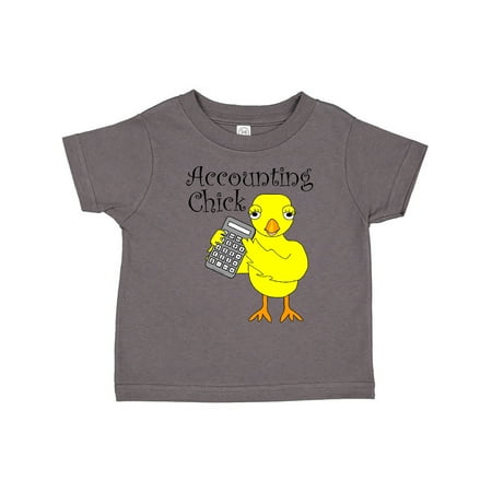 Inktastic Accounting Chick Text Gift Toddler Toddler Girl T-Shirt