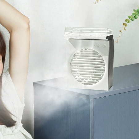 Portable Cooling Fan With Humidifier Three Speeds Cooling Fan Strong Wind Quiet Operation Work Fan For Home Bedroom Office Desk Outdoor Travel
Portable Cooling Fan With Humidifier Three Speeds Cooling Fan Strong Wind Quiet Operation Work Fan For Home Bedroom Office Desk Outdoor Travel