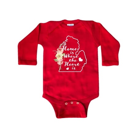 Inktastic Michigan Home is Where the Heart is with Watercolor Floral Gift Baby Boy or Baby Girl Long Sleeve Bodysuit
Inktastic Michigan Home is Where the Heart is with Watercolor Floral Gift Baby Boy or Baby Girl Long Sleeve Bodysuit